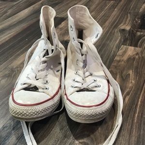 White high top converse